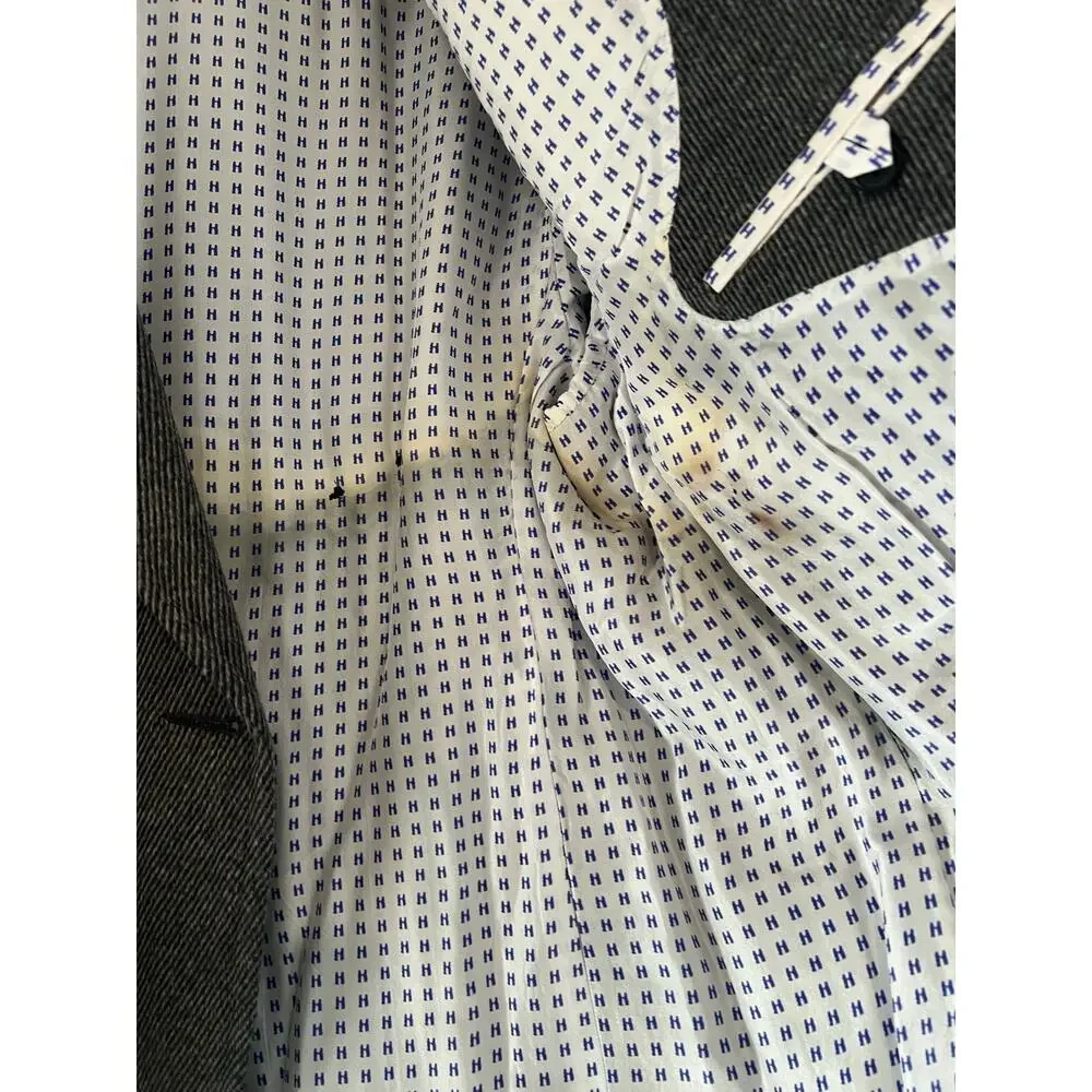 Hadleigh’s Double Breasted Cashmere Men’s Coat Gray Size 56 JP JL